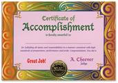 Certificate Of Accomplishment