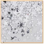 Silver Stars Confetti