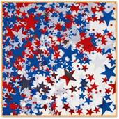 Red, White & Blue Stars Confetti