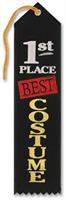 Best Costume "1st" Place Award Ribbon