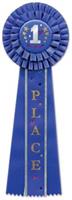"1st" Place Deluxe Rosette