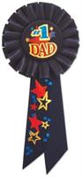 #1 Dad Rosette