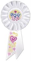 Bride To Be Rosette