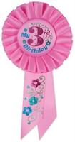 My "3rd" Birthday Rosette