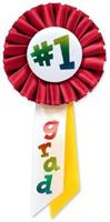 #1 Grad Rosette