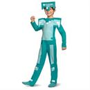 Kids Classic Minecraft Diamond Armor Jumpsuit Costume