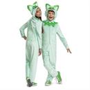 Kids Classic Pokemon Sprigatito Hooded Jumpsuit Costume