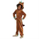 Girl's Deluxe Afro Unicorn Jumpsuit Costume