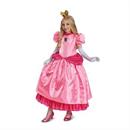 Girl's Elevated Super Mario BrosT Princess Peach Costume