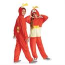 Kids Classic Pokemon Fuecoco Hooded Jumpsuit Costume