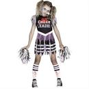 Girls Zombie Fearleader Cheer Costume