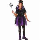 Girls Black & Purple Polyester Octo Princess Costume