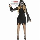 Women's ScreamT Ghost Face Bling Costume