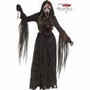 Adults Ghost Face Bloody Bling Hooded Gown Costume