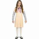 Girls Multicolored Polyester A.I. Doll Dress Costume