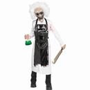 Kids Polyester Mad Scientist Costume with Mask