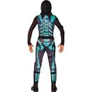 Kids Fortnite Glow-in-the-Dark Skull Trooper Jumpsuit Costume