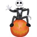 42" Airblown Jack on Pumpkin - Small