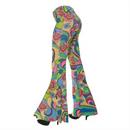 70S FLOWER BELL BOTTOMS