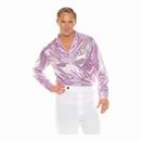DISCO SHIRT-PURPLE CIRCLES
