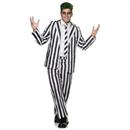 Adults Spooky Striped Suit Costume