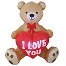 I Luv U Bear Inflatable 4 Ft