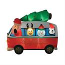 Santa Vintage Van 7 Ft