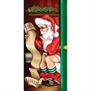 Santa Restroom Door Cover