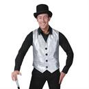 Adult Shiny Silver Vest