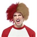 Red And Gold Sports Wig