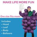 Unisex Purple Grapes Costume