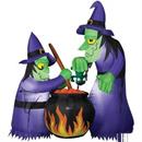AIRBLOWN DOUBLE WITCH CAULDRON