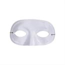 Half Domino White Mask