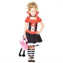 Girl's Queen of Hearts Costume