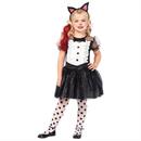 Girl's Tuxedo Kitty Costume