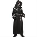 Boy's Skull Master Hooded Robe Costume