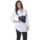 Pirate Laced Front Blouse