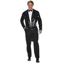 SEQUIN TAILCOAT AD BLACK