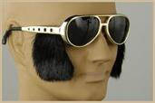 Rock N Roll Costume Glasses With Sideburn