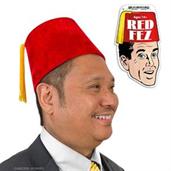 Red Fez Costume Hat