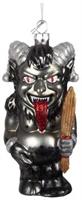 Krampus Glass Holiday Ornament