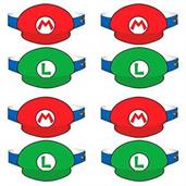 Super Mario Bros. Paper Party Hats, 8 Pack