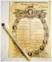 Historic U.S. Document Reproduction: Thomas Jefferson