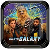 Star Wars Han Solo 7" Square Paper Party Plates, 8-Pack