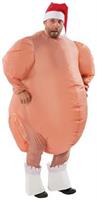 Inflatable Christmas Roast Turkey Adult Costume
