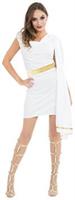 Women's Roman Costume Toga - White