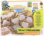 Fossil Adventures 10-in-1 Treasure Excavation Kit