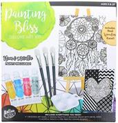 Painting Bliss Deluxe Art Kit With Wooden Tabletop Easel