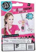 Acade-Me Treasure Charm Bracelets Jewelry Craft Kit: Garnet Love (Pink)