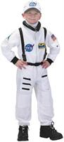 Jr Astronaut Suit (White) W/Cap Child Costume